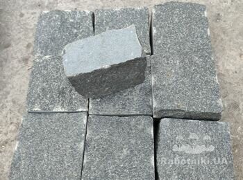 Кладка гранитной брусчатки