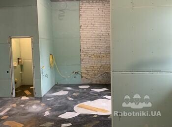 Металлоконструкция (каркас для перегородки)
