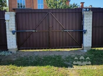 Підключити автоматичні розпашні ворота FAAC GENIUS до готових воріт