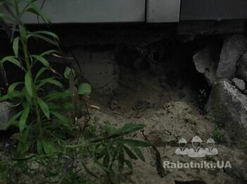 Обустройство отмостки