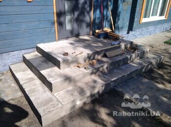 Обложить плиткой крыльцо