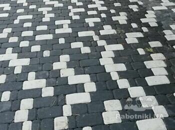 Влаштування вимощення з бруківки, ФЕМ" Старе місто", Чабани