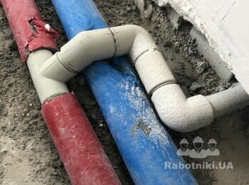 Перепайка трійника з пелепропілена.