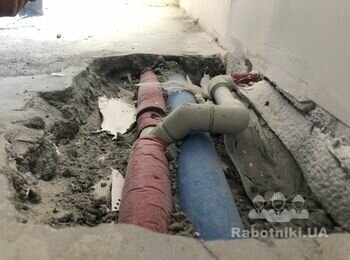 Перепайка трійника з пелепропілена.