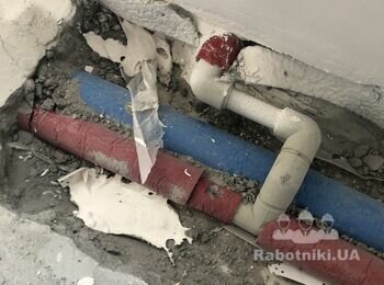 Перепайка трійника з пелепропілена.