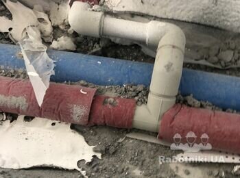 Перепайка трійника з пелепропілена.