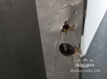 Полная реставрация входной двери.