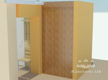Изготовление шкафа-купе по эскизам заказчика. (Киев)