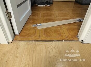 Сделать порог межкомнатной двери
