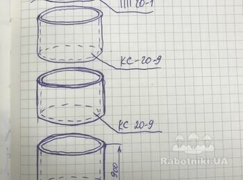 Выкопка ямы и монтаж колец септика