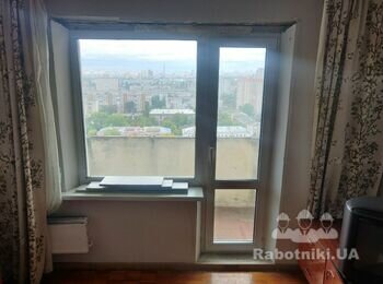 Два откоса в комнате 6,5 м + 6,5 м возможна доп.работа по балкону