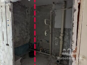 Сделать перегородку из газоблока, ремонт в санузле