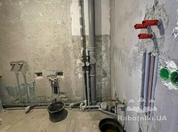 Сделать перегородку из газоблока, ремонт в санузле