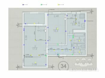 Зробити перегородку з газоблоку, ремонт в санвузлі