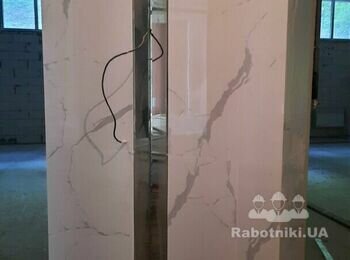 Укладка 100 метров керамогранита в МОП