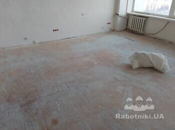 Реставрація паркету з заміною плінтусів