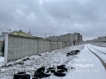 Монтаж паркану із бетонних плит (ремонт)