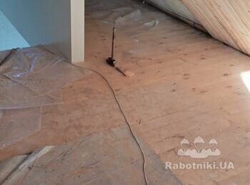 Шліфування підлоги дерев'яного