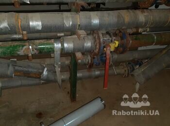 Заміна відрізка труби Ф108мм на ХВП.
