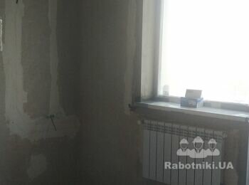 Шпаклевка двух комнат