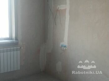 Шпаклевка двух комнат
