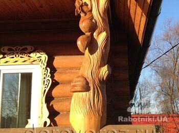 Резьба по дереву бензопилой (скульптуры)