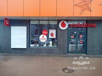 Вывеска в магазин Водафон Киев + легализация