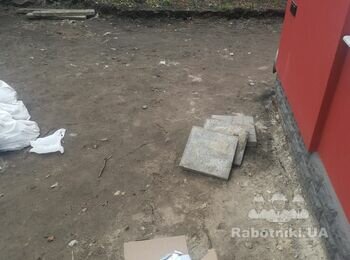 Укладання гранітної бруківки