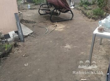 Укладання гранітної бруківки