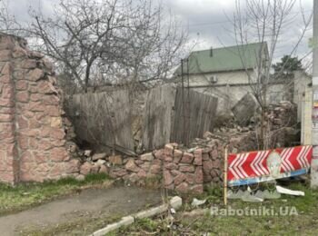 Ремонт забора из натурального камня бута Осокорки 17м2