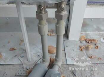 Замена части системы отопления и водоснабжения
