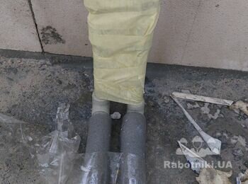 Замена части системы отопления и водоснабжения