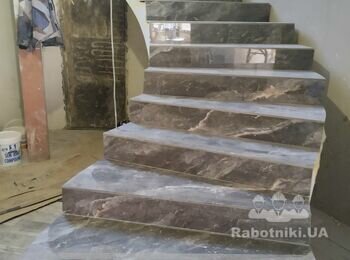 Изготовление перил для радиусной лестницы