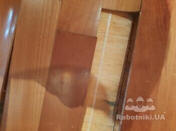 Ремонт паркета и потолка ГК в частном доме