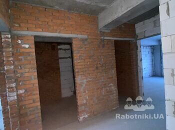 Демонтаж цегляної стіни, замурування дверей, вивіз будівельного сміття