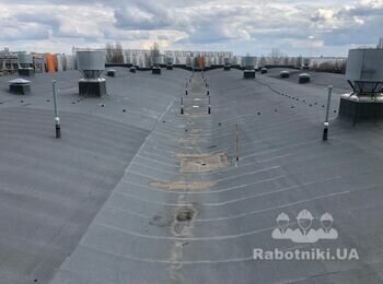 Ремонт кровли складского и административного здания