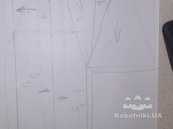Визуализация крыши и части здания