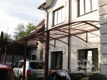 Накрити навіс полікарбонатом
