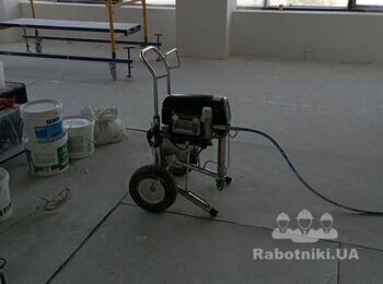 Малярние работы механизированим способом