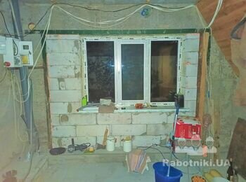 Штукатурка стен и потолка, 73 м.кв