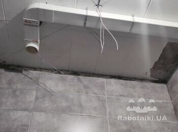 Натяжна стеля санвузол