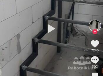 Изготовление лестницы из металла