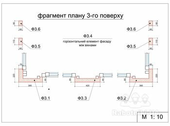 Монтаж та фарбування декоративних елементів фасаду (Київ)