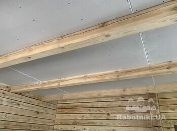 Беспещанка +Покраска потолок гипсокартон