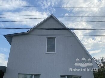 Монтаж профлиста на крыше 110 м2