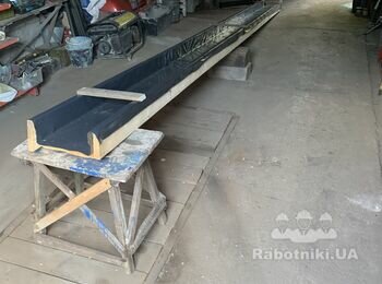 Укладка бетона по маякам из миксера 60м2 Вишневе