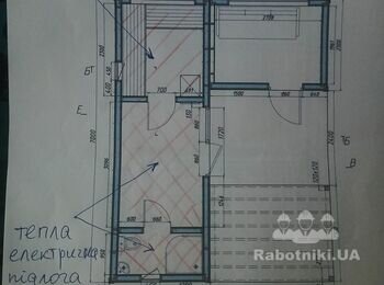 Укладка плитки на пол и стены