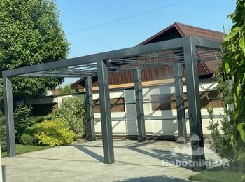 Укладка 40m2 ОСБ плити та бітумної черепиці під ключ