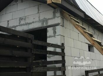 Монтаж армосетки на фасад + декаративная штукатурка фасада 40кв.м