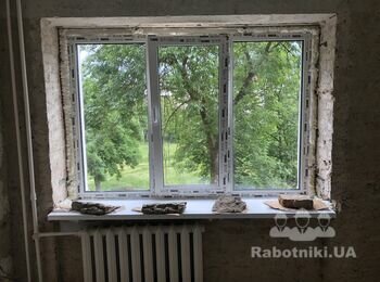 Стяжка (60 кв.м) та шрукатурка